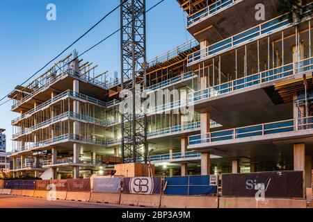 McDonald's West Loop headquarters under construction Stock Photo - Alamy