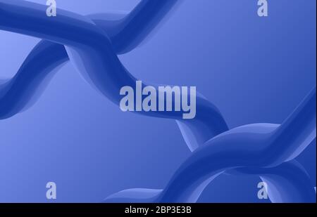 Abstract vector background, blue and violet waved lines for brochure, website, flyer design. illustration eps10 Stock Vector