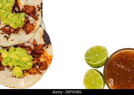 Tijuana tacos al pastor, Mexican street food Stock Photo