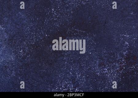 Dark blue concrete textured background Stock Photo