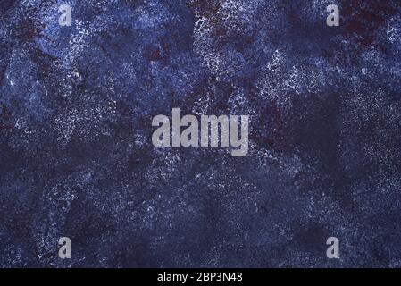 Dark blue concrete textured background Stock Photo