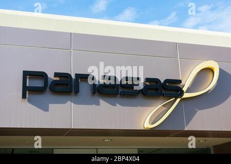 Panasas sign at computer data storage company headquarters in Silicon Valley - Sunnyvale, CA, USA - 2020 Stock Photo