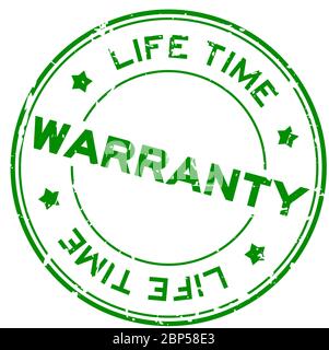 Run Time Guarantee Sticker Lifetime warranty limited stamp round tag. Warranty extended guarantee ...