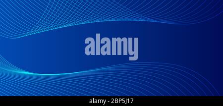 Blue elegant lines, abstract internet technology background Stock Photo ...
