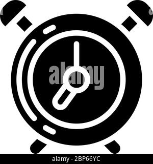 Alarm Clock icon representing ‘Alarm’ Stock Vector
