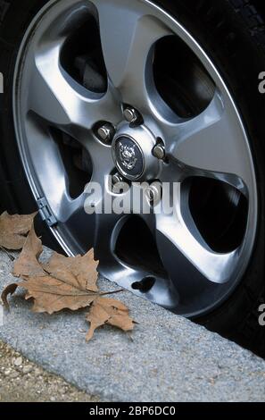 2002 Jaguar S Type in Paris Stock Photo