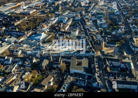 Aerial view, new shopping center Stadt-Galerie, Velbert, Ruhr area, North Rhine-Westphalia, Germany Stock Photo