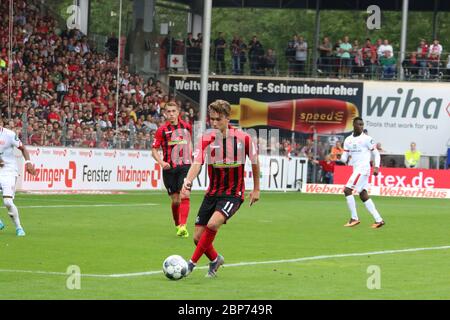 1. BL: 19-20: 1. Sptg. SC Freiburg vs FSV Mainz 05 Stock Photo