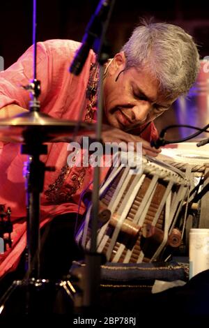 38. Leipziger Jazztage - Trilok Gurtu Band Stock Photo