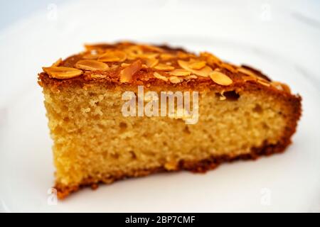 Homemade almond cake Stock Photo