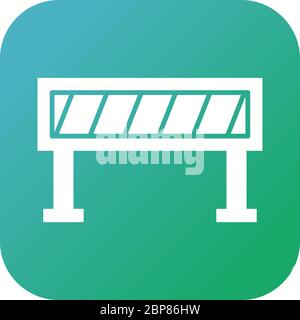 Beautiful Volleyball Net Glyph Vector Icon Stock Vector