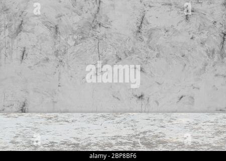 Perspective concrete room texture background for interior design, buildings, websites or loft office. Stock Photo