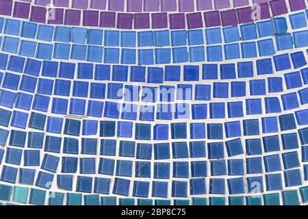 colorful ceramic tile patterns background. Stock Photo
