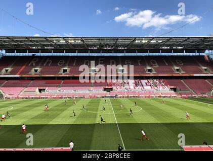 Overview, interior view, game scene, action, football 1.Bundesliga, 26.matchday, FC Cologne (K) - FSV FSV FSV Mainz 05 2: 2, on May 17, 2020 in Koeln/Germany. Photo: Holger Schmidt/Pool For journalistic purposes only! Only for editorial use! According to the requirements of the DFL Deutsche Fuvuball Liga, it is prohibited to use or have photos taken in the stadium and/or photos taken by the game in the form of sequence pictures and/or video-like photo series. DFL regulations prohibit any use of photographs as image sequences and/or quasi-video. ¬ | usage worldwide Stock Photo