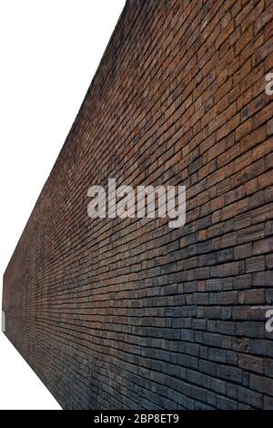 Endless Brick Pattern Brick drawing. White brick wall seamless background- texture pattern ...
