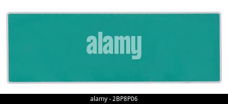 Empty green board isolated on white background. For copy space or text Stock Photo