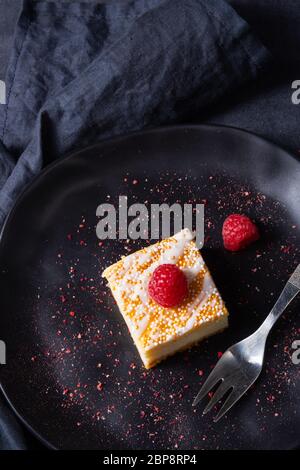 delicious festive cheesecake from the tin Stock Photo