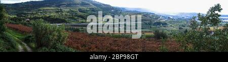 Panoramic landscape in Slovenia, Europe. Stock Photo