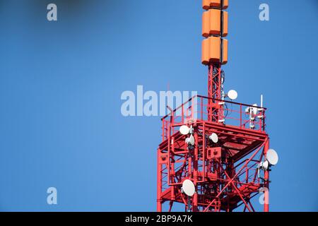 Antennas in Gdansk, Poland. May 10th 2020 © Wojciech Strozyk / Ģ����ý Stock Photo Stock Photo