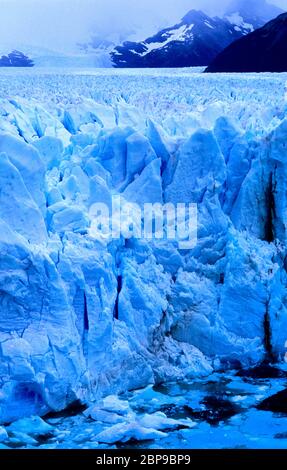 Perito Moreno glacier Los Glaciares National Park, El Calafate area, Santa Cruz province Patagonia Argentina Stock Photo