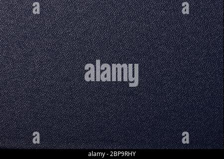 Dark blue leather rough surface macro close up view Stock Photo