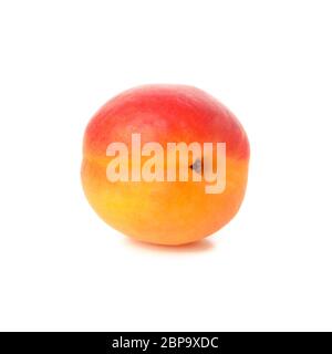 Fresh tasty apricot isolated on white background Stock Photo