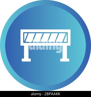 Beautiful Volleyball Net Glyph Vector Icon Stock Vector