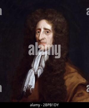 John Locke (1632-1704), portrait by Michael Dahl, oil on canvas Stock Photo