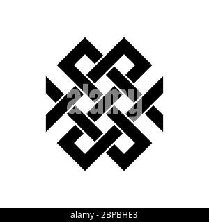 Greek key. Typical egyptian, assyrian and greek motives vector symbol. Stock Vector