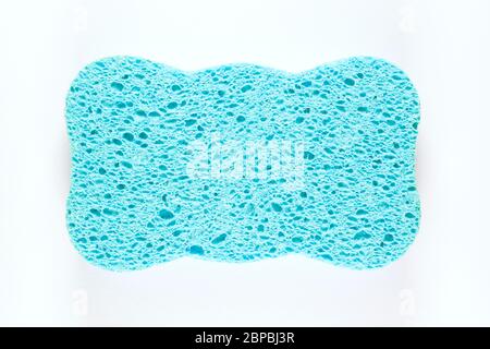 Bath Sponge Isolated on White Background Horizontal Photograph Stock Photo