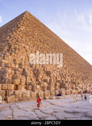 The Great Pyramid of Giza, Giza, Giza Governate, Republic of Egypt Stock Photo