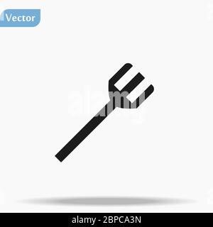 Spatula icon. Spatula tool icon on white background Stock Vector
