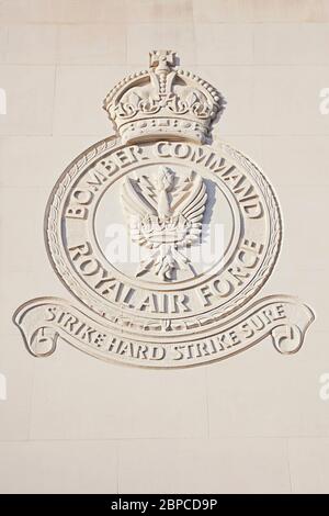 Bomber Command Memorial, London Stock Photo