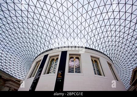 Exquisite interior of The British Museum Stock Photo