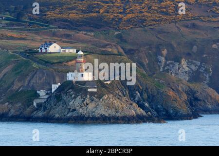 Baily Lighthouse, Howth Head, Dublin City, County Dublin, Ireland Stock Photo