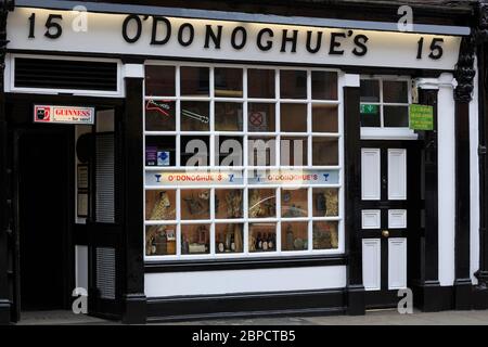 O'Donoghue's Pub, Merrion Row, Dublin City, County Dublin, Ireland Stock Photo