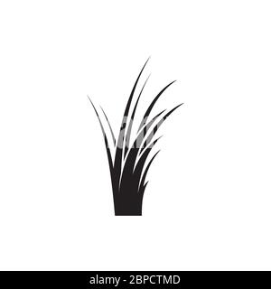 growth grass vector. creative icon. vector illustration. Stock Vector