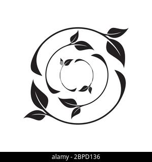 leaf leaves foliage design concept. vector illustration. Stock Vector