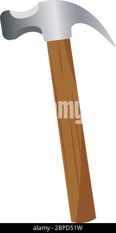 Isolated hammer image Stock Vector