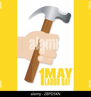 Labor day poster Stock Vector
