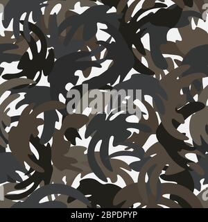 Camouflage seamless pattern texture. Abstract vector military camo  backgound Stock Vector Image & Art - Alamy