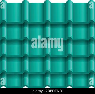 Metal roof icon. Cartoon of metal roof vector icon for web design isolated on white background Stock Vector