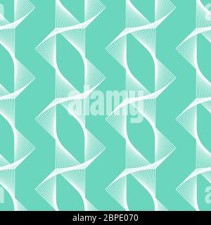 Color 2020. Aqua Menthe,Neo mint,emerald, turquoise geometric vector seamless pattern.Repeating texture in neo mint colors for background, wallpaper Stock Vector