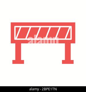 Beautiful Volleyball Net Glyph Vector Icon Stock Vector