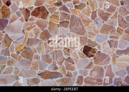 Background texture of messy various decorative stone. Stock Photo