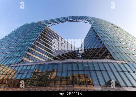 Le Berlaymont -  the European Comission building in Brussels, Belgium Stock Photo