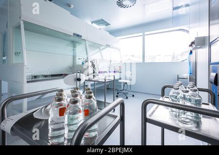 medical pills industry factory and production indoor Stock Photo