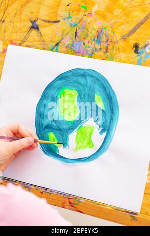 earth painting drawing