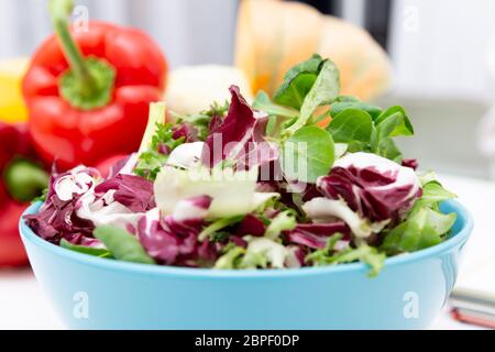Vegetable diet nutrition and medication concept. Nutritionist offers healthy vegetables diet. Stock Photo