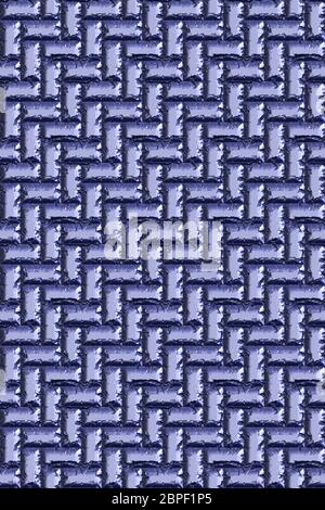 Seamless tileable metal decorative background pattern. Stock Photo